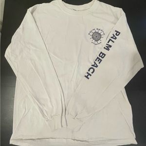 Gildan 100% Cotton Palm Beach Florida Long Sleeve TShirt. Size L
